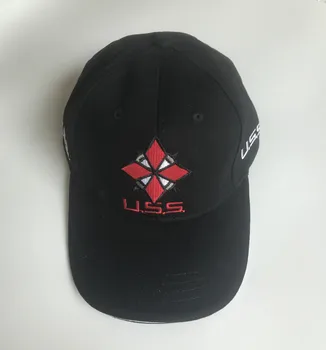 Зонт Биологической Опасности Служба Безопасности США Шляпа с вышивкой логотипа Косплей Черная Бейсболка