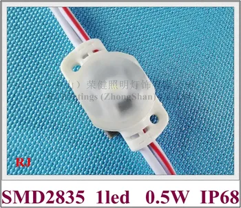 инжекционный светодиодный модульный светильник ультразвуковое уплотнение IP68 водонепроницаемый DC12V SMD2835 1LED 0,5 Вт Двусторонняя печатная плата супер яркого супер качества