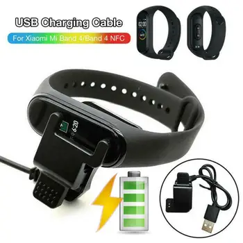 Кабель для быстрой Зарядки Для Адаптера Зарядного устройства MiBand 4 USB-Кабель Для Зарядки Xiaomi Mi Band 4 M4 NFC Smart Watch USB-Кабель Для зарядки
