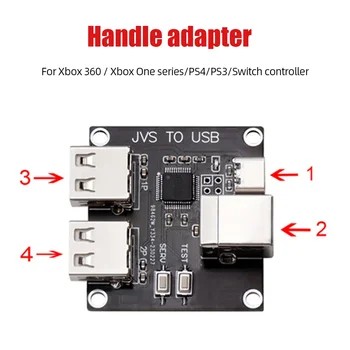 Конвертер игрового контроллера Настройка расположения кнопок JVS в USB Конвертер геймпада Режим двойного джойстика для системы на базе JVS