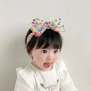 Корейский аксессуар для детской повязки на голову, повязки для новорожденных, аксессуары для волос для маленьких девочек, подарок своими руками для куклы Реборн, фотография детей на день рождения