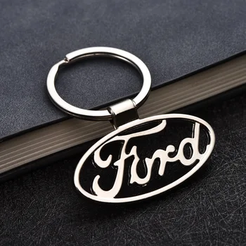 Креативный Бизнес-подарок подвеска металлический брелок для ключей Ford badge car styling с буквенным логотипом, брелок для ключей 4s shop man auto accessories