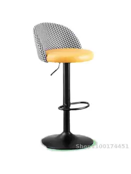 Кронштейн металлический барный стул для взрослых в европейском стиле, современный минималистичный барный стул, барный стул, высокий стул для бара, подъемник для дома