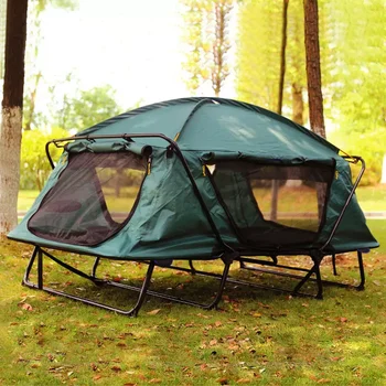 Легко открывающиеся двухслойные водонепроницаемые палатки для кемпинга, складные палатки для сна на открытом воздухе