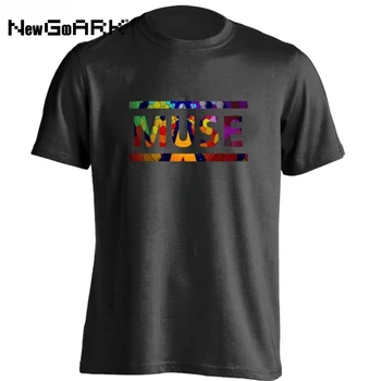 летняя футболка Космической рок-группы MUSE, мужская персонализированная футболка