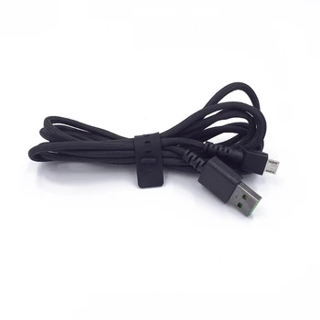 Линия USB-мышей, кабель USB-мыши длиной 2 м, запасные части для ремонта черного провода для игровой мыши Razer