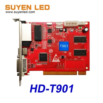 Лучшая цена Huidu T901 Полноцветный Синхронный Светодиодный Отправитель Для Отправки Карты HD-T901