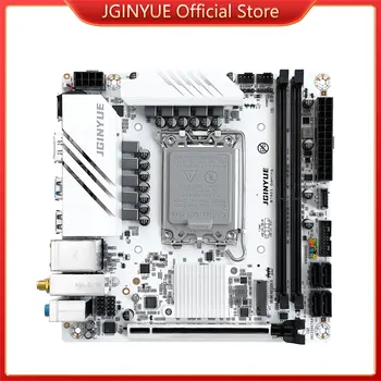 Материнская плата JGINYUE B760i LGA 1700 С поддержкой Intel Core i3/i5/i7/i9 12th 13th Памяти DDR4 Для Нового настольного компьютера itx B760i-GAMING