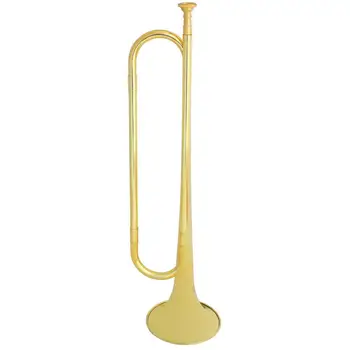 Металлическая молодежная труба, труба для юных пионеров, горн, студенческий рожок, детская музыка для школьного выступления
