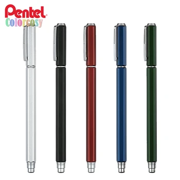 Металлические гелевые ручки Pentel BLN665, Офисная ручка Fine Point, наконечники 0,5 мм с чернилами Премиум-класса и комфортным захватом для плавного письма