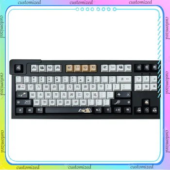 Механическая клавиатура Gu Feng Hua Yue Ye Keycap 129 Клавиш PBT С Пятисторонней Термической Сублимацией Оригинальная Заводская Адаптация По Высоте