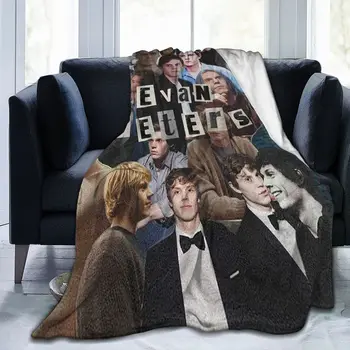 Милое одеяло киноактера Эвана Питерса, Фланелевое зимнее портативное теплое одеяло для кровати, спальни, плюшевое тонкое одеяло.