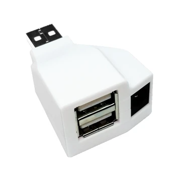 Мини-USB-Концентратор 2 Порта USB 2.0 Splitter Адаптер для ПК Компьютерный Аксессуар