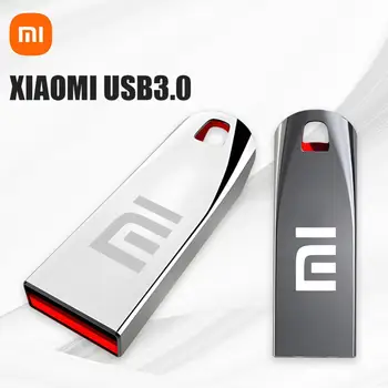 Мини-Накопитель Xiaomi Pen Drive 2 ТБ 1 ТБ 512 ГБ Памяти Портативный Водонепроницаемый U-Диск Высокоскоростной Передачи Данных USB3.0 Металлический USB-Накопитель