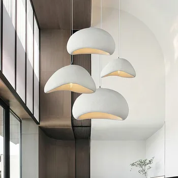 Минимализм Ваби Саби светодиодные подвесные светильники для гостиной столовой ресторана Декор в стиле Лофт Подвесная люстра Художественный подвесной светильник