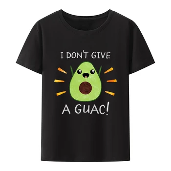 Мне наплевать! Забавная женская футболка с модальным принтом, милая эстетичная рубашка с авокадо и фруктами из мультфильма Kawaii, модные топы с короткими рукавами