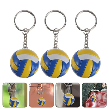 Моделирование Волейбольный Брелок Подвески Волейбол Спортивный Сувенир Пляжный Мяч Спорт для Игроков Мужчины Женщины Брелок Подарок
