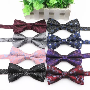 Модные галстуки-бабочки Для мужчин, галстук с красочным принтом, мужской брак, Бабочка, Свадебный подарок для мужчины, Красные, Розовые, синие галстуки-бабочки