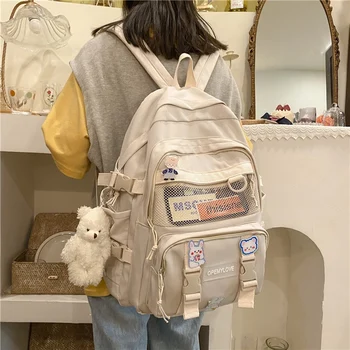 Модный нейлоновый мужской рюкзак, женская студенческая школьная сумка, повседневные студенческие офисные женские сумки, пригородная сумка через плечо