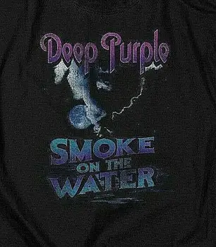 Мужская футболка унисекс Deep Purple Smoke on the River Новая -в наличии от Sm до 5x