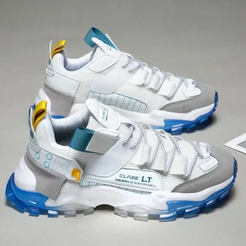 Мужские кроссовки 2022 Новая летняя сетчатая дышащая повседневная обувь Легкая прогулочная мужская обувь Tenis на мягкой подошве для фитнеса