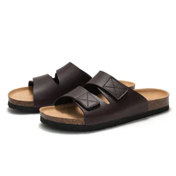 Мужские пробковые тапочки CEVABULE, весенне-летняя пляжная обувь для отдыха 39-44 размера KWN-2308