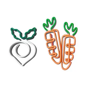 Мультяшная Скрепка для овощей в форме Редиса и Моркови Ярких цветов для фотографий Bookm Прямая Доставка