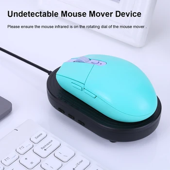 Мышь Джигглер Mouse Wiggler Shaker Drive Free Незаметные перемещения мыши Автоматически Кабель USB C Не дает компьютеру / ноутбуку заснуть