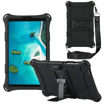 Мягкий Силиконовый Детский Безопасный Чехол Для Samsung Galaxy Tab A7 Lite 8,7 дюймов T220 T225 Защитная Подставка Для Планшета Coque