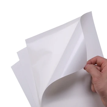 Наклейка для струйной печати из 10 Листов Водонепроницаемого ПВХ, Наклейка для Струйной печати виниловой этикетки формата А4