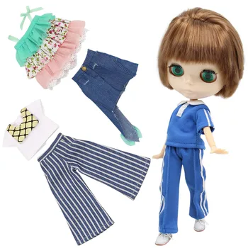 Наряды для куклы ICY DBS Blyth летняя одежда и брючный костюм для аниме-фигурки 1/6 BJD azone S ob24