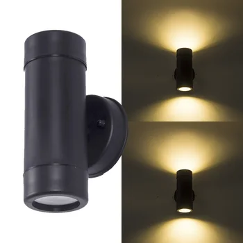 Настенный светильник Black Shell up down с направленным освещением, декоративные круглые светодиодные настенные светильники мощностью 10 Вт