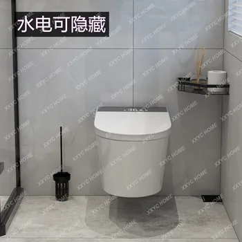 Настенный умный туалет встроенный настенный унитаз с резервуаром для воды