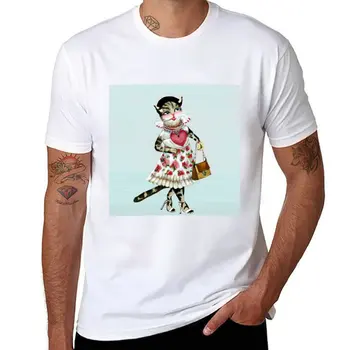 Новая модная футболка с бенгальским котом, короткий рукав, короткая футболка, футболка для мальчика, футболки для мальчиков, футболка для мужчин