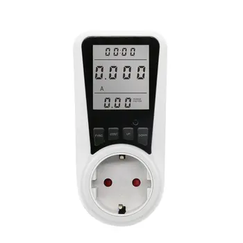 Новая Стандартная Розетка для Измерения мощности EU US Plug Маленький Экран ЖК-дисплей Монитор Розетки Бытовой электроэнергии Счетчик