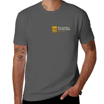 Новая футболка Bill & Bob's Coffee Shop для восстановления после алкоголизма, великолепная футболка, футболки для мальчиков, мужские футболки с рисунком.