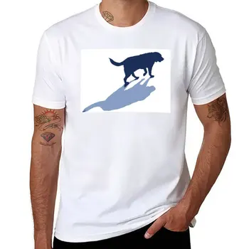 Новая футболка Blue Shadow Dog, футболка для мальчика, футболки для мальчиков, футболки для мужчин
