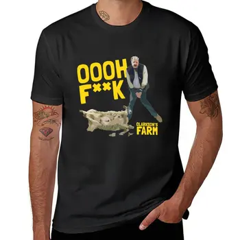 Новая футболка Clarkson_s Farm - Oooh Fk, футболки с графическим рисунком, футболки с коротким рукавом для мужчин