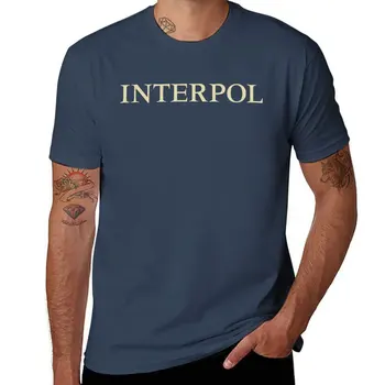 Новая футболка INTERPOL эстетическая одежда футболки man мужская футболка