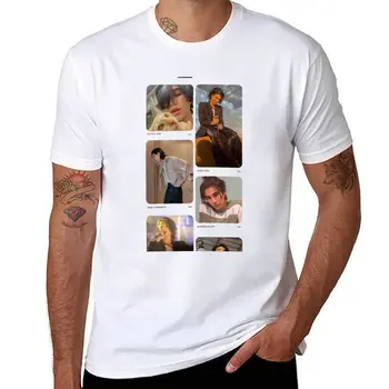 Новая футболка Jeff Satur pinterest, короткая футболка, спортивная рубашка, летний топ, мужские футболки