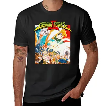 Новая футболка Shining Force 2 с японским рисунком Mega Drive, футболка оверсайз, короткая футболка, мужские футболки