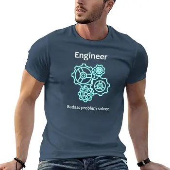 Новая футболка инженера-строителя, забавная футболка, мужская футболка, футболки на заказ, мужские футболки, создайте свои собственные простые футболки.