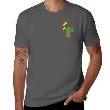 Новая футболка с изображением гей-парада с кактусом, одежда с аниме, футболка для мальчика, мужские винтажные футболки