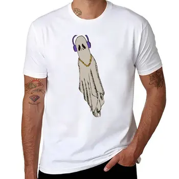 Новая футболка с призраком Мешков под глазами, футболка оверсайз, футболки на заказ, создайте свою собственную мужскую футболку с рисунком