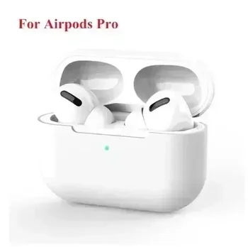 новинка для AirPods Pro, силиконовый защитный чехол, новая однотонная гарнитура Apple Bluetooth, мягкий чехол, защитный чехол