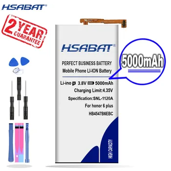Новое поступление [HSABAT] 5000 мАч HB4547B6EBC Сменный Аккумулятор для HuaWei Honor 6 Plus 6plus PE-TL20 UL00 TL10 CL00 Mate 7 Lite