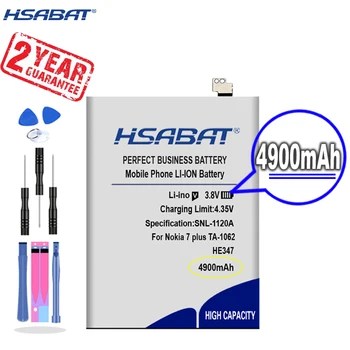 Новое поступление [HSABAT] Сменный аккумулятор HE346 емкостью 4900 мАч для Nokia 7 Plus