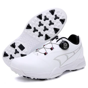 Новые мужские профессиональные кроссовки для гольфа с шипами, уличная удобная обувь для ходьбы, кроссовки для бега трусцой, кроссовки для ходьбы