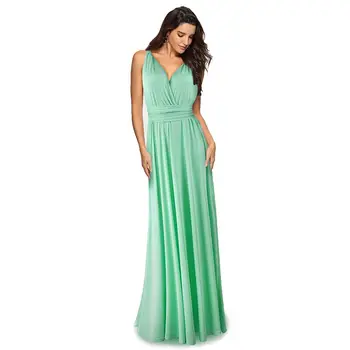 Новые мятно-зеленые платья подружек невесты длиной до пола, свадебное платье для вечеринки, коктейльные платья, праздничные платья для девочек, праздничное платье