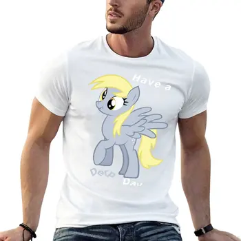 Новый Derpy, хорошего дня, alt. дизайнерская футболка с животным принтом для мальчиков, графическая футболка, индивидуальные футболки, мужские футболки